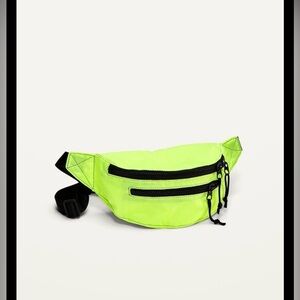 OLD NAVY | neon green belt bag